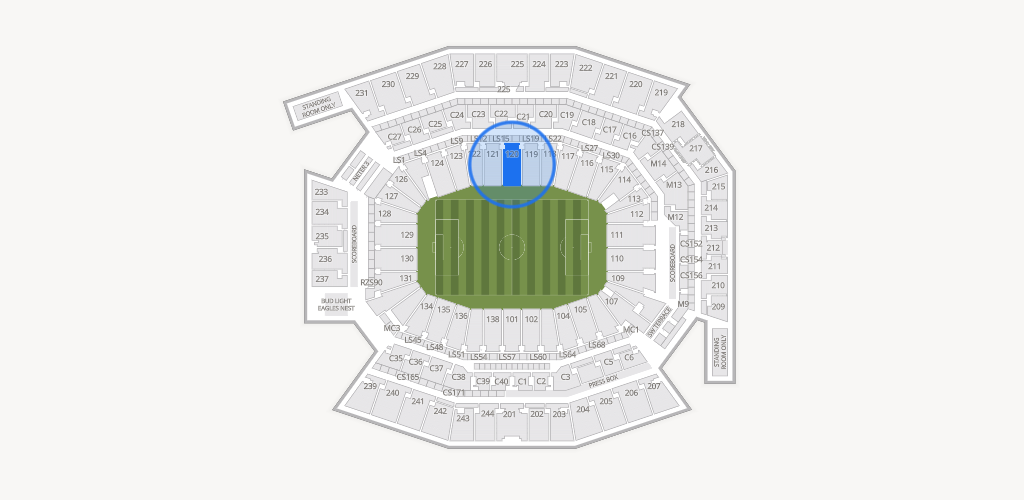 Lincoln Financial Field Seating Chart
