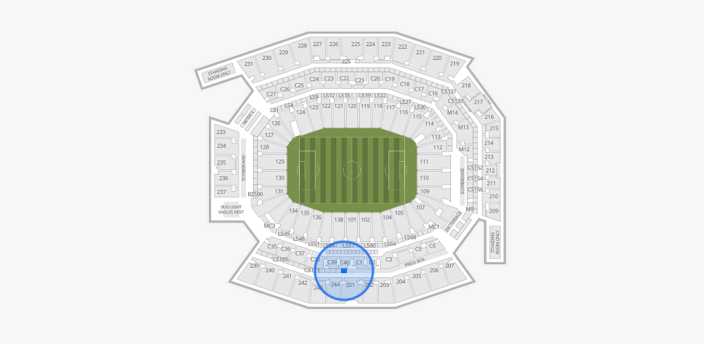 Lincoln Financial Field Seating Chart