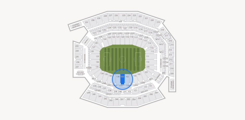 Lincoln Financial Field Seating Chart
