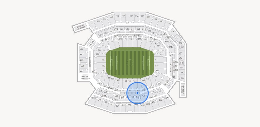 Lincoln Financial Field Seating Chart