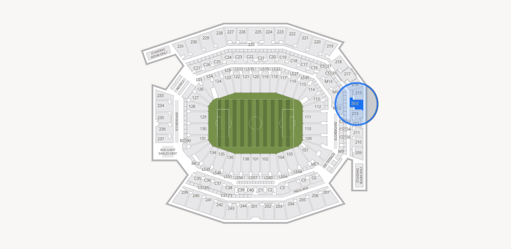 Lincoln Financial Field Seating Chart