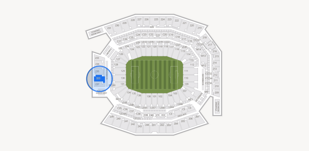 Lincoln Financial Field Seating Chart