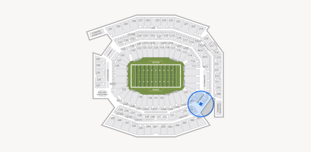 Lincoln Financial Field Seating Chart