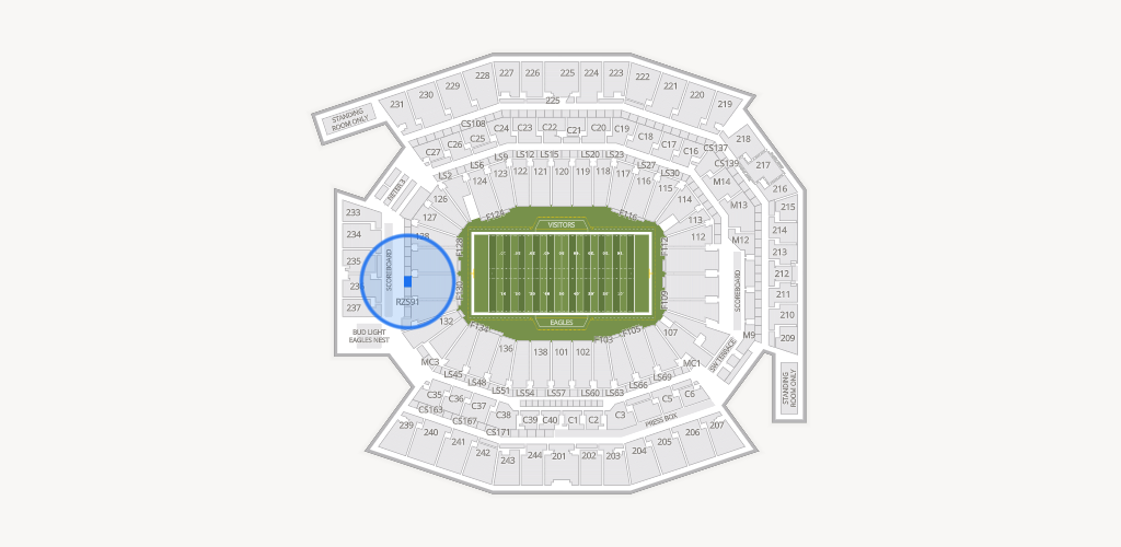 Lincoln Financial Field Seating Chart