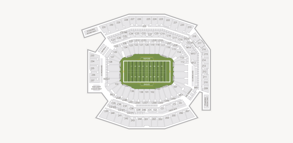 Lincoln Financial Field Seating Chart