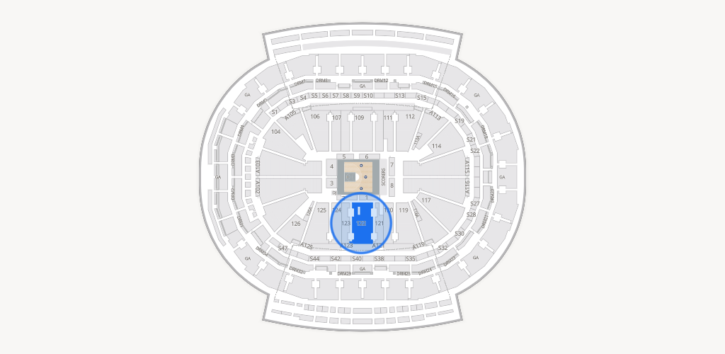 Little Caesars Arena Seating Chart