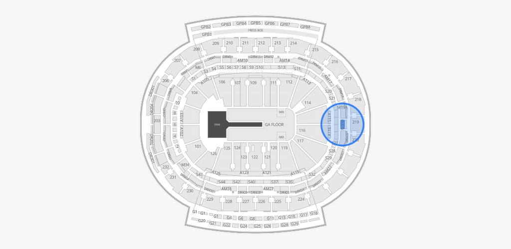 Little Caesars Arena Seating Chart