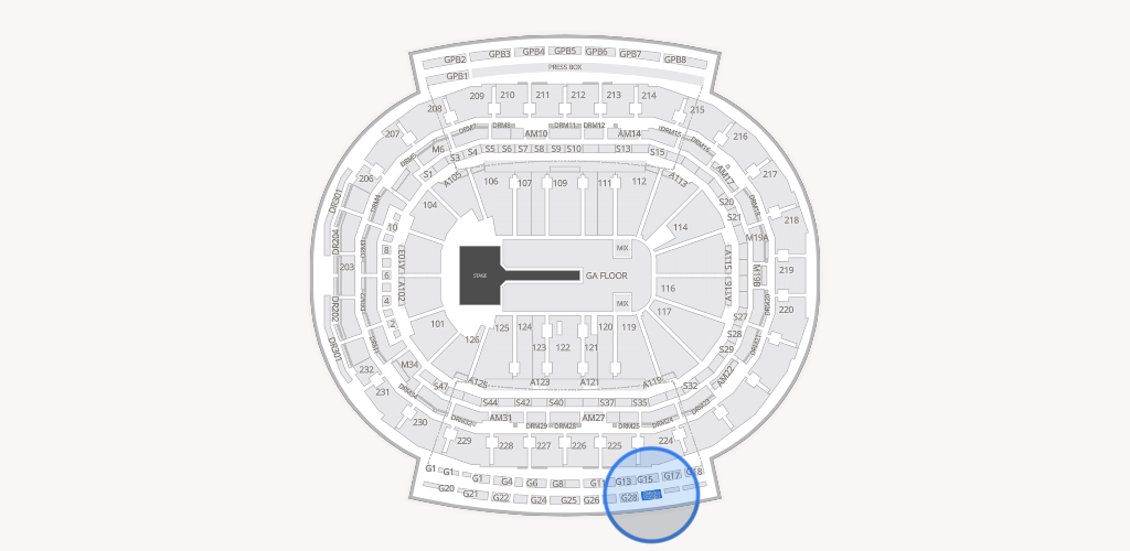 Little Caesars Arena Seating Chart