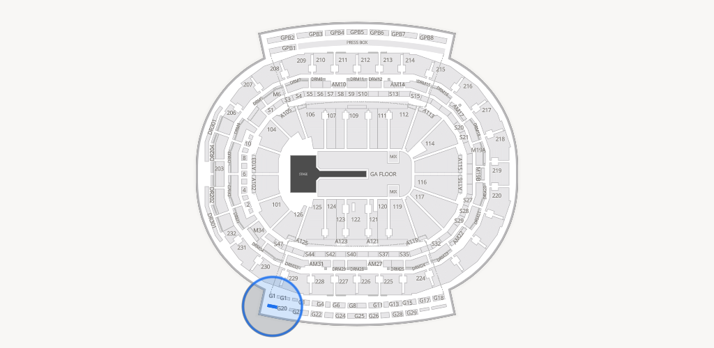 Little Caesars Arena Seating Chart
