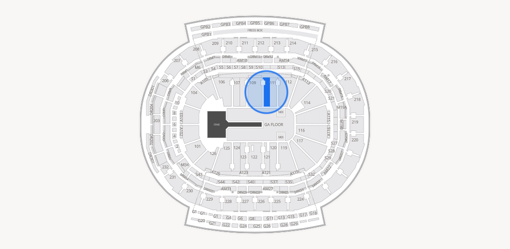 Little Caesars Arena Seating Chart