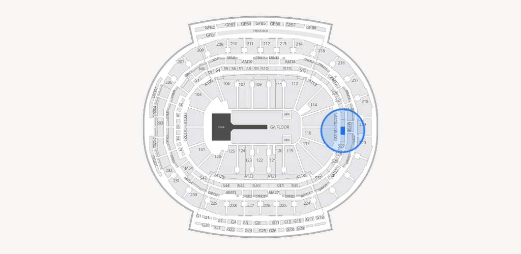 Little Caesars Arena Seating Chart