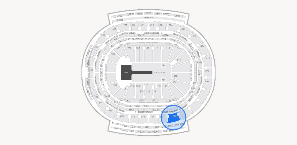 Little Caesars Arena Seating Chart