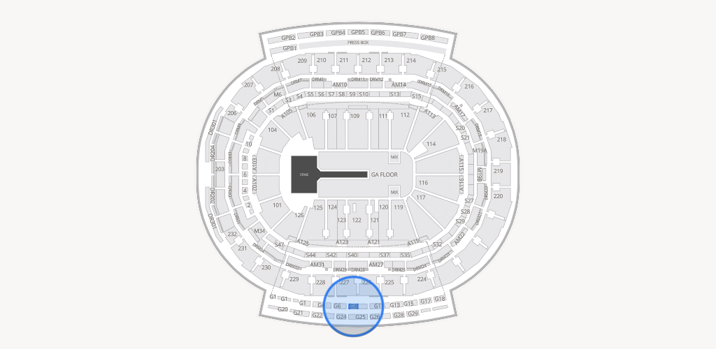 Little Caesars Arena Seating Chart