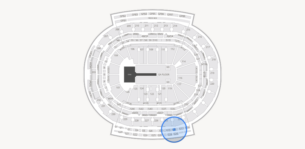 Little Caesars Arena Seating Chart