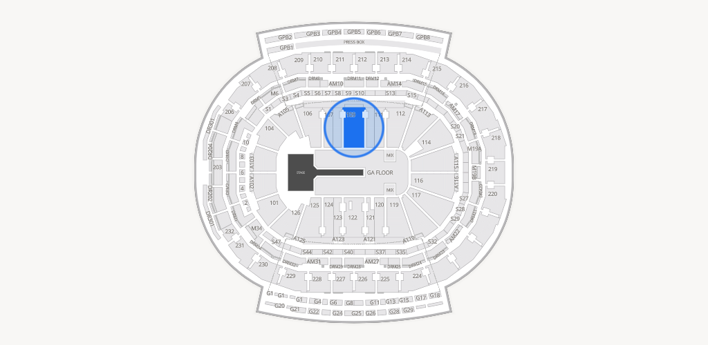 Little Caesars Arena Seating Chart