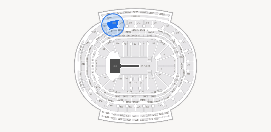 Little Caesars Arena Seating Chart