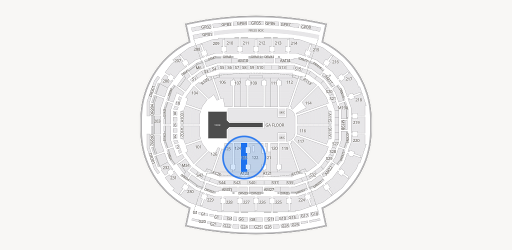 Little Caesars Arena Seating Chart