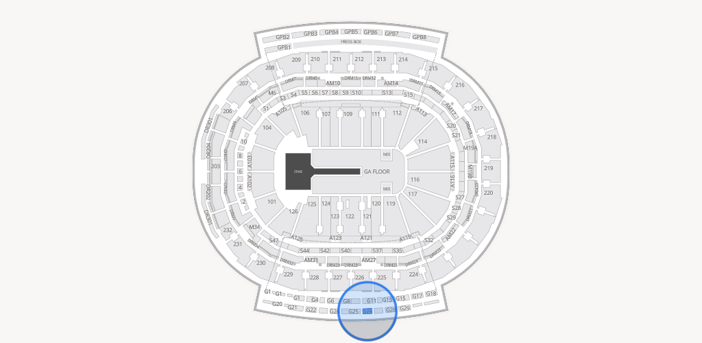 Little Caesars Arena Seating Chart