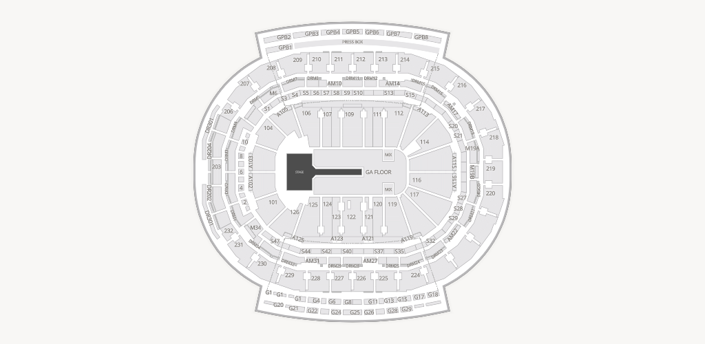 Little Caesars Arena Seating Chart