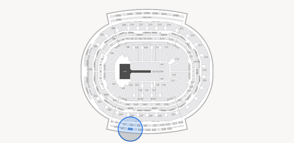 Little Caesars Arena Seating Chart