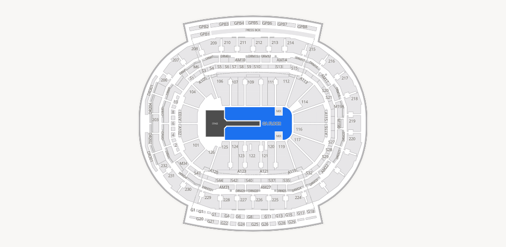 Little Caesars Arena Seating Chart