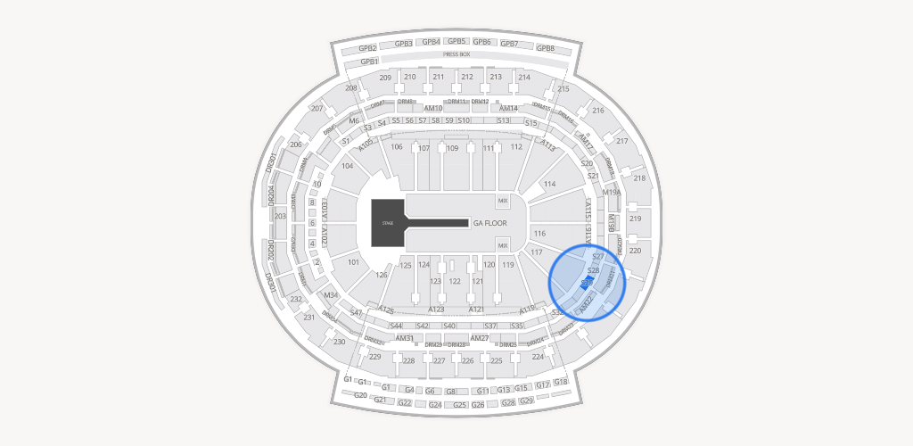 Little Caesars Arena Seating Chart