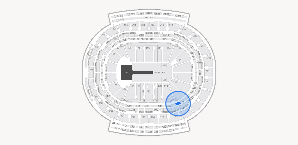 Little Caesars Arena Seating Chart
