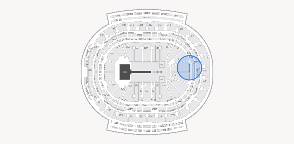 Little Caesars Arena Seating Chart