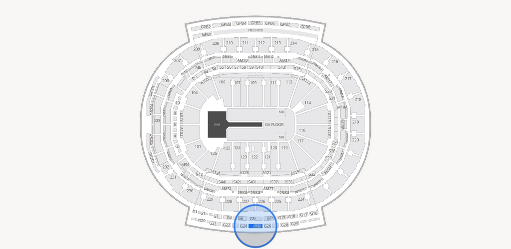 Little Caesars Arena Seating Chart