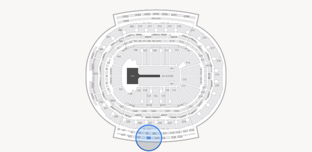 Little Caesars Arena Seating Chart