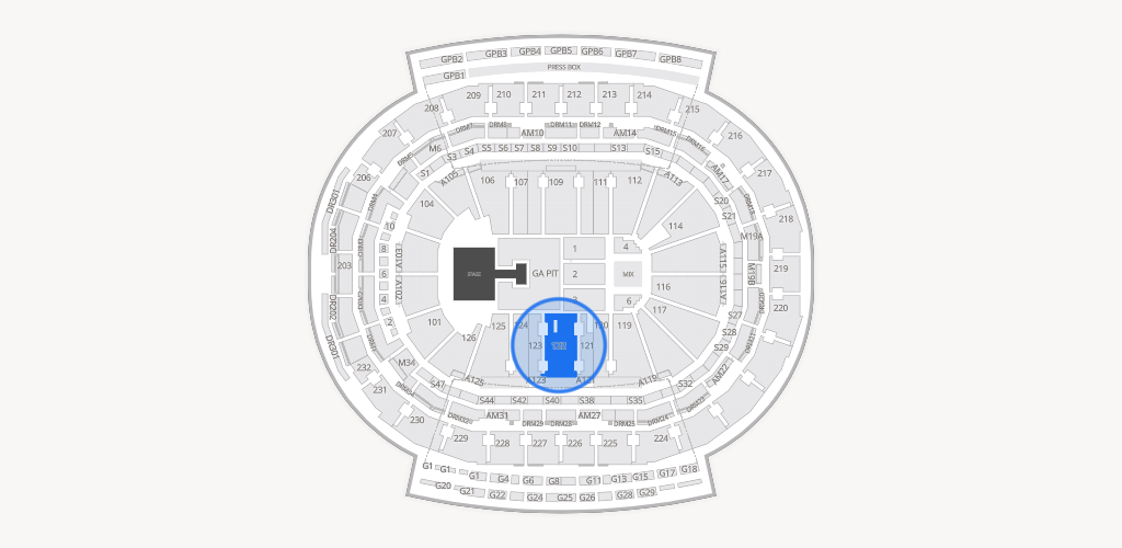 Little Caesars Arena Seating Chart