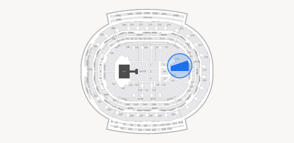 Little Caesars Arena Seating Chart