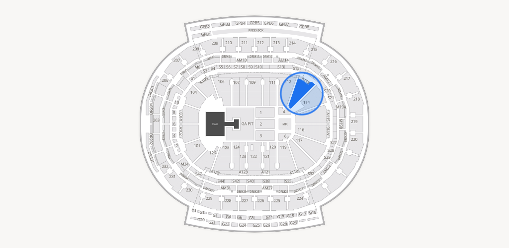Little Caesars Arena Seating Chart