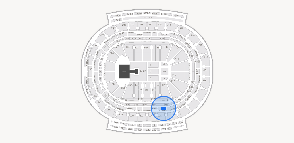 Little Caesars Arena Seating Chart
