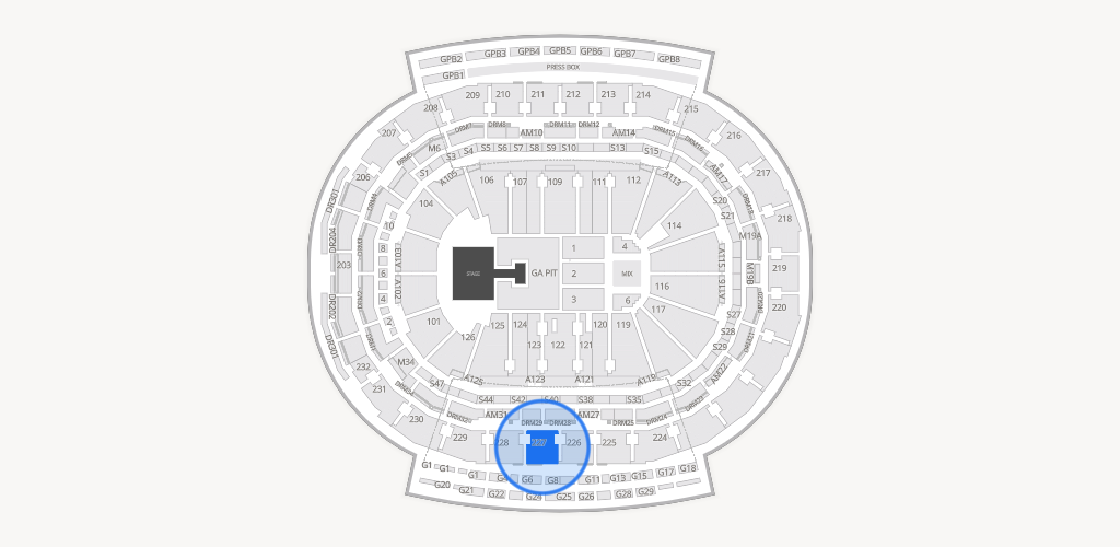 Little Caesars Arena Seating Chart
