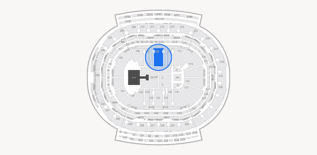 Little Caesars Arena Seating Chart