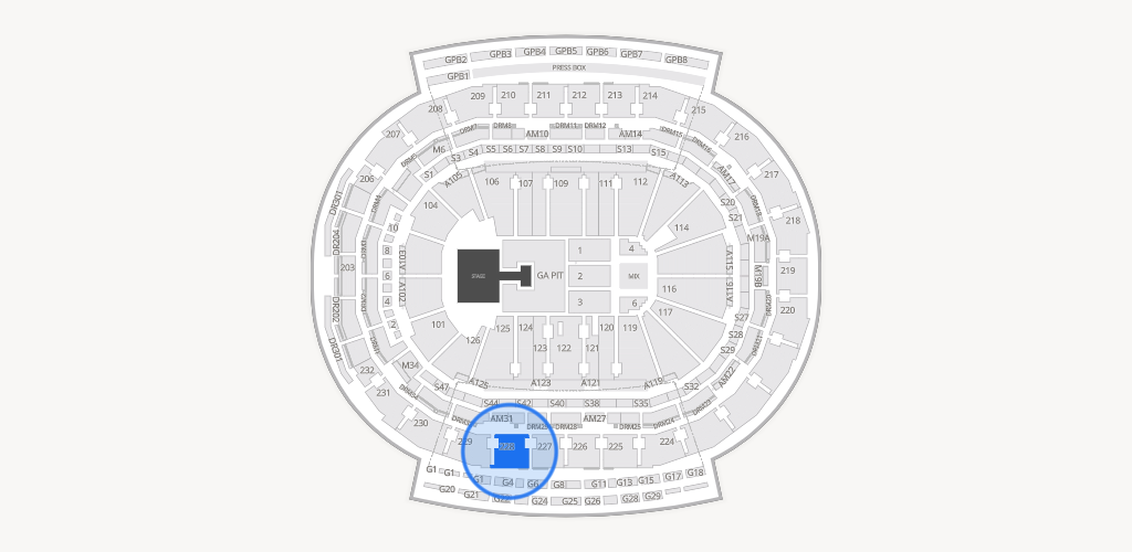 Little Caesars Arena Seating Chart