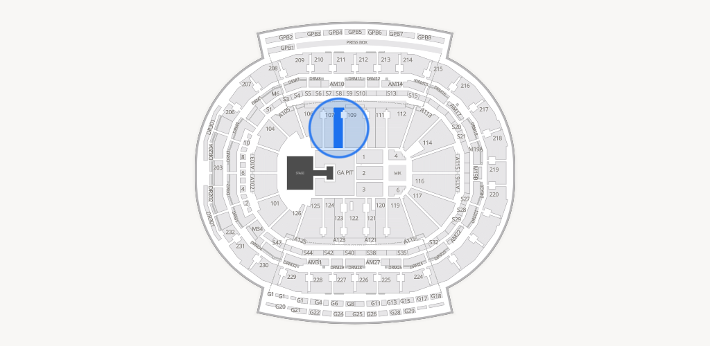 Little Caesars Arena Seating Chart