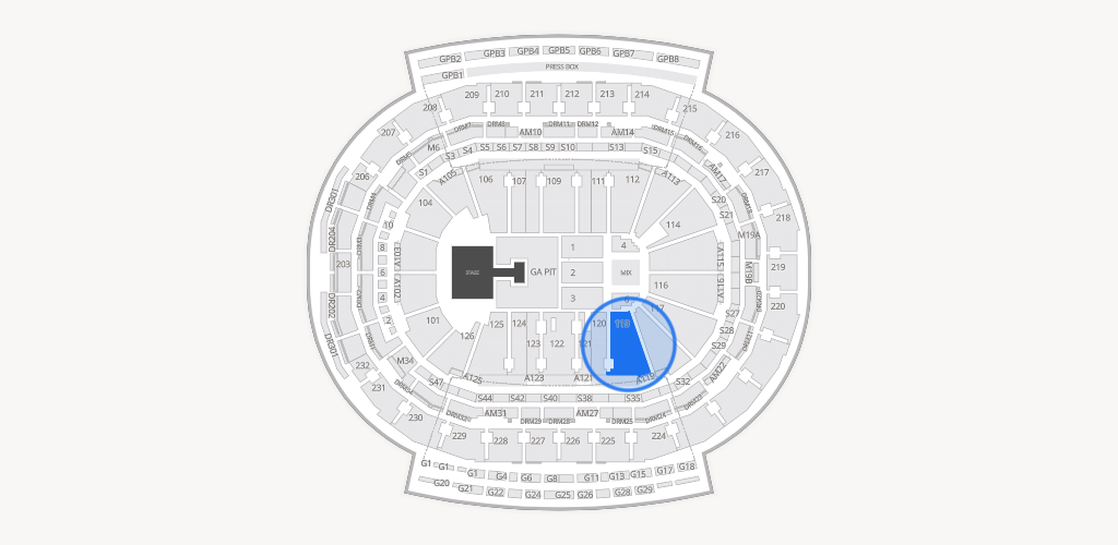 Little Caesars Arena Seating Chart