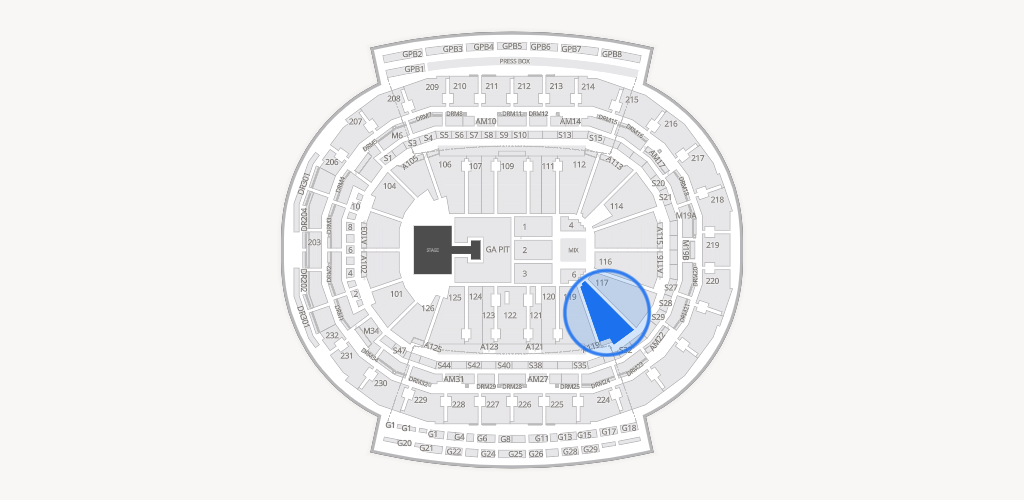 Little Caesars Arena Seating Chart