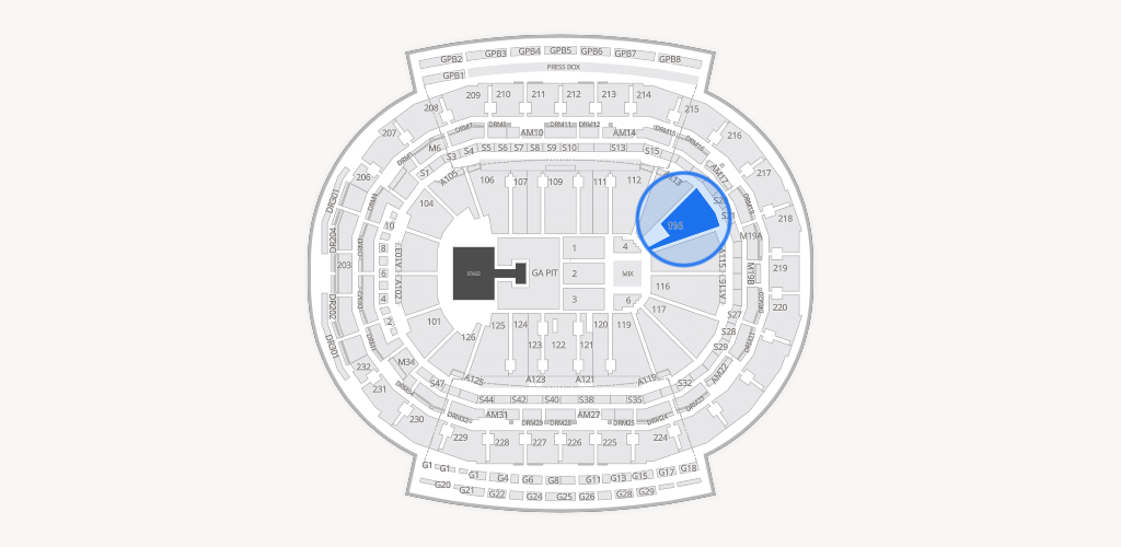 Little Caesars Arena Seating Chart
