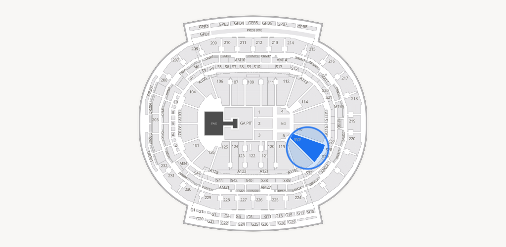 Little Caesars Arena Seating Chart