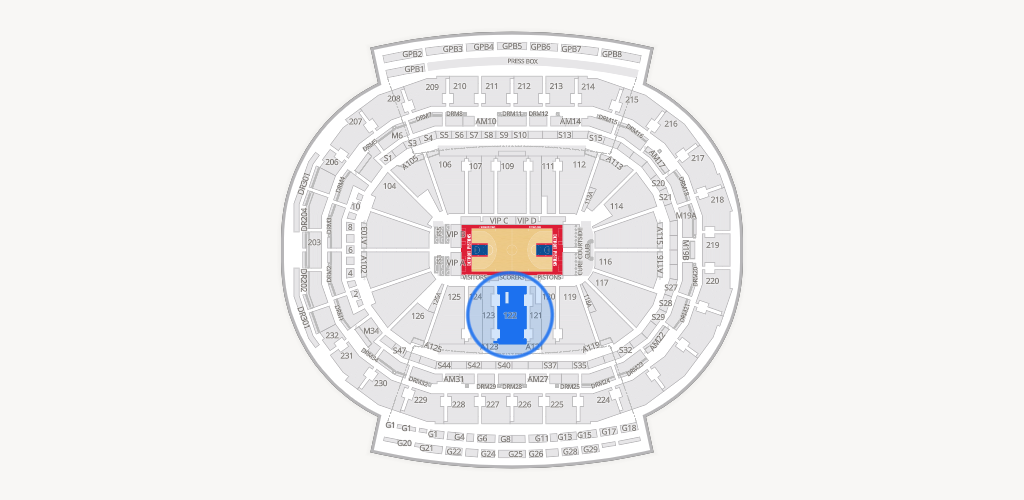 Little Caesars Arena Seating Chart