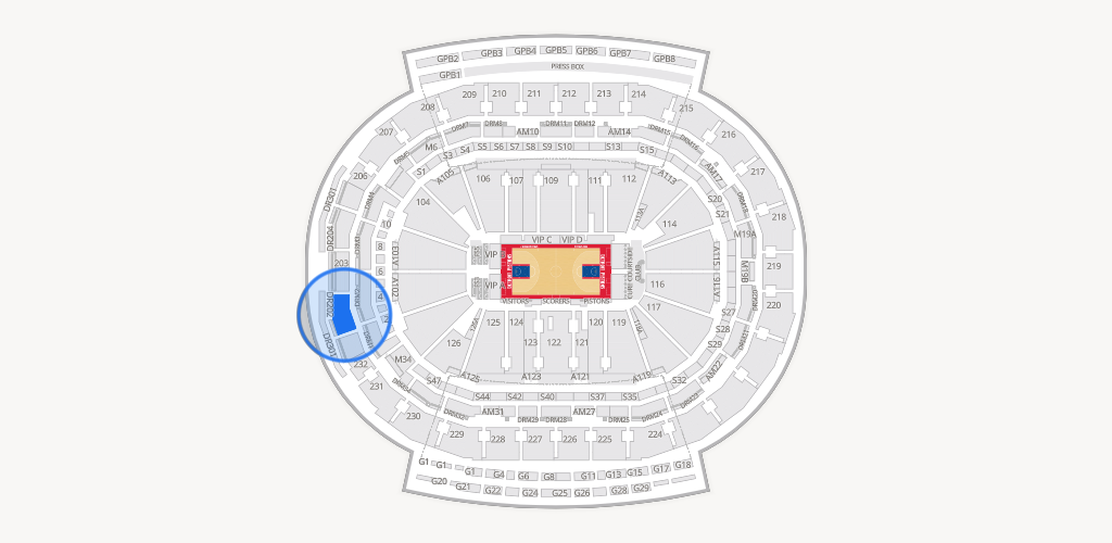 Little Caesars Arena Seating Chart