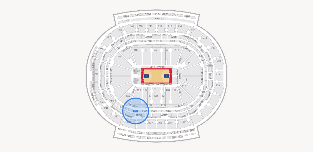 Little Caesars Arena Seating Chart