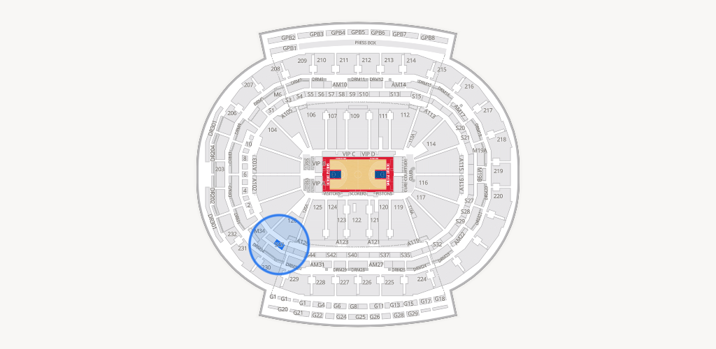 Little Caesars Arena Seating Chart