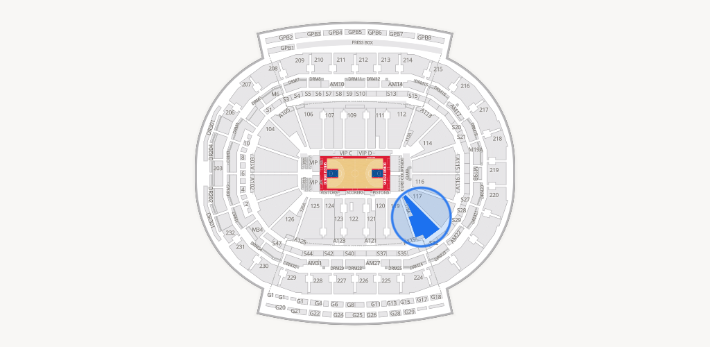Little Caesars Arena Seating Chart