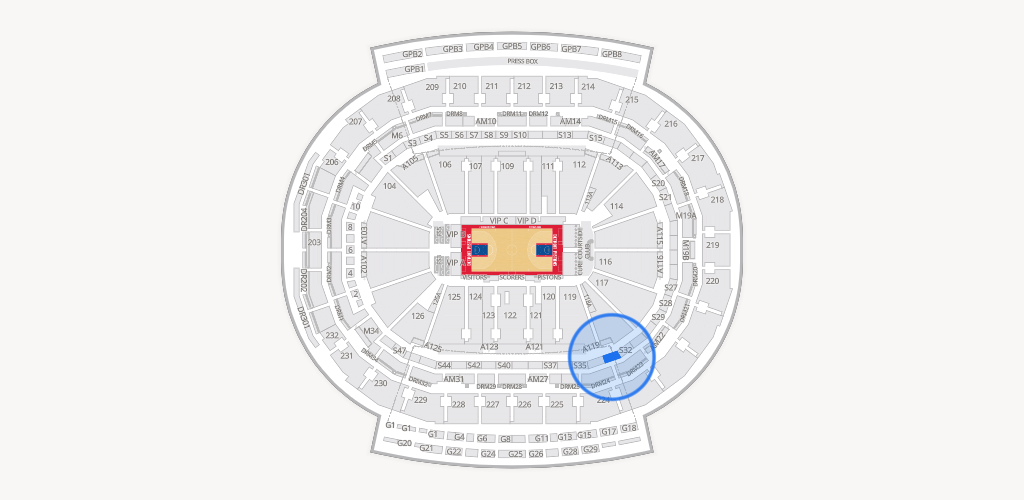 Little Caesars Arena Seating Chart