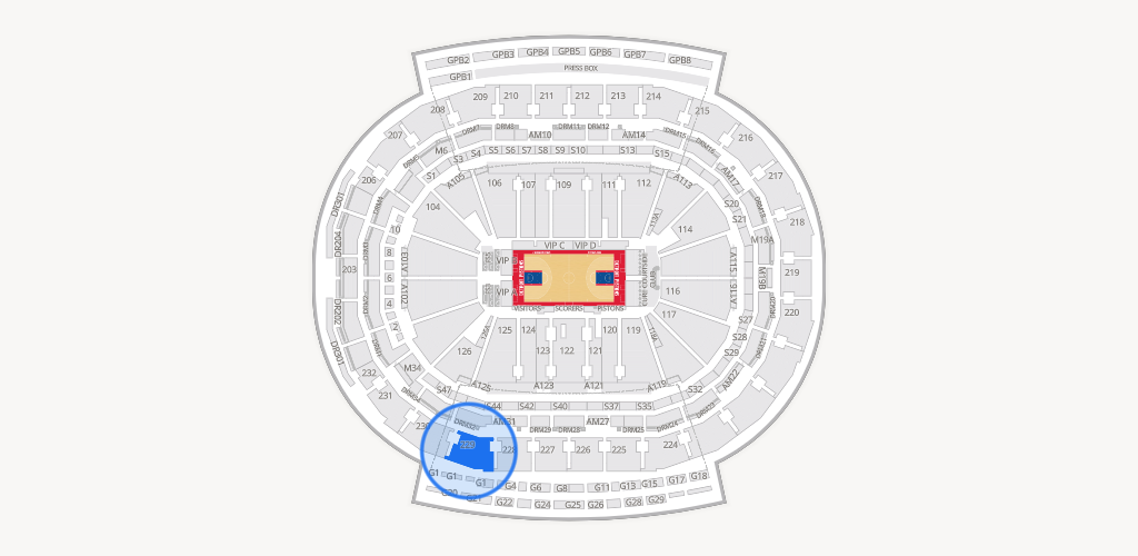 Little Caesars Arena Seating Chart