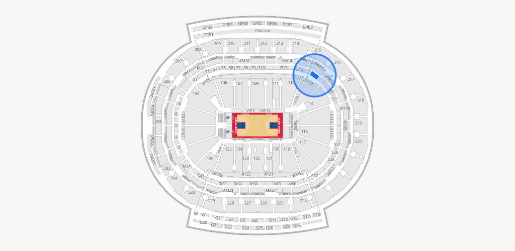 Little Caesars Arena Seating Chart